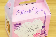 Parisian Themed Personalized Boxes