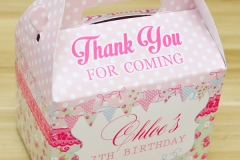 Shabby Chic Themed Personalized Boxes