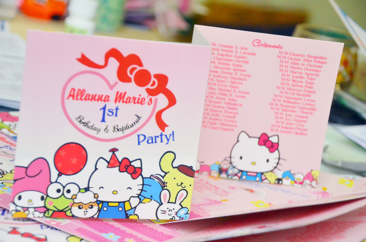 hello kitty themed invitations, hello kitty themed guestbook, personalized guestbook, sanrio themed party ideas, hello kitty themed party ideas, hello kitty invitations usa